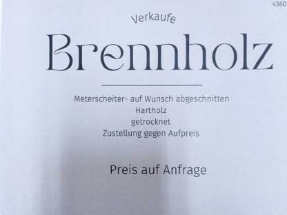 Brennholz