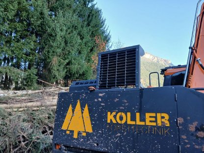 Baggerprozessor  Doosan DX235 mit Koller P60