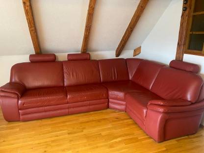 Leder-Couch