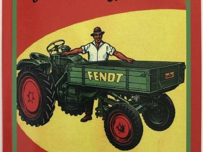 Blechschild 40 x 30 cm Fendt Traktor Vintage