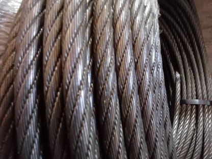 Bild 2:Mistbahnseile, Schrapperseile, Niroseile, Forstseile