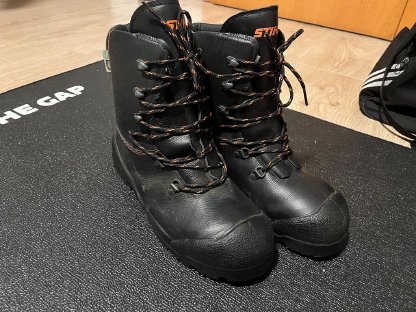 Stihl Motorsägen-Lederstiefel Function