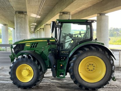 Bild 6:John Deere 6155R - Frontlader - Leder - CommandPro - 835 Bstd.