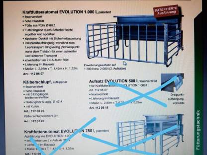 Futterautomat Evolution 1.000 l