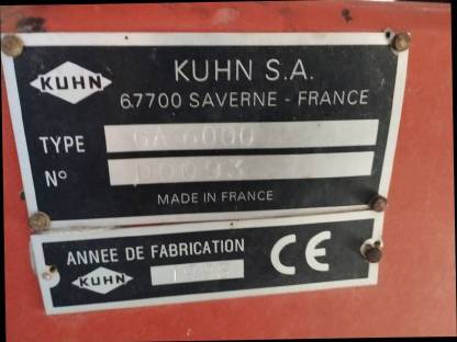 Kuhn Wurmschwader GA6000