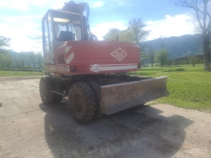 Mobilbagger 14 t, Bagger mit wenig Bstd., O&K MH-City