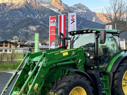 Bild 2:John Deere 6155R - Frontlader - Leder - CommandPro - 835 Bstd.