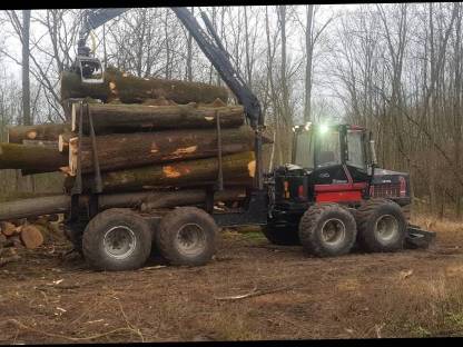 Forwarder Valmet 890 8-Rad