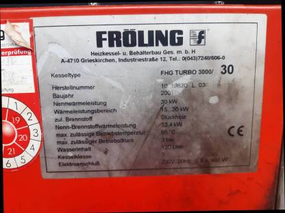 Fröling Holzvergaser