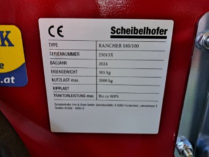 Bild 6:Kippmulde Scheibelhofer Rancher 180/100