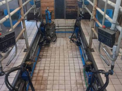 2x2 Tandem Melkstand Alfa Laval