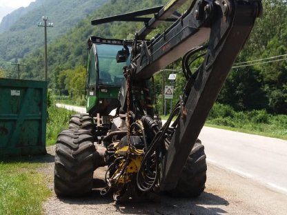 Bild 3:Harvester Timberjack im guten Zustand