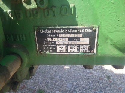 Bild 5:Deutz 40 Oldtimer
