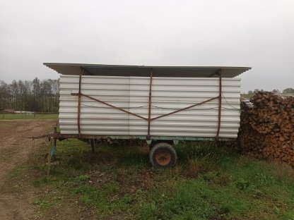 Ladewagen Brennholztransport Steyr Hamster