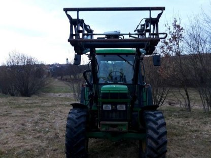 John Deere 6110 SE Allrad Druckluft Frontlader