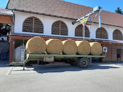 Ballenanhänger, Anhänger, Ballenwagen, Ballentransportwagen