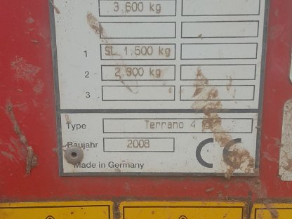 Verkaufe Horsch Grubber Terrano 4 FX