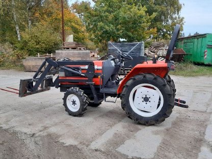 Kubota GL25 Frontlader, Mähwerk, Heckmulde, Fräse