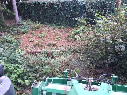 Bild 3:Stuppen fräsen