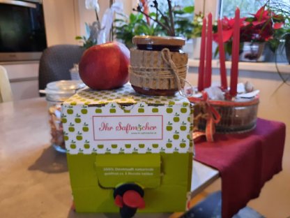 Naturtrüber Apfelsaft im 5 l Bag in Box