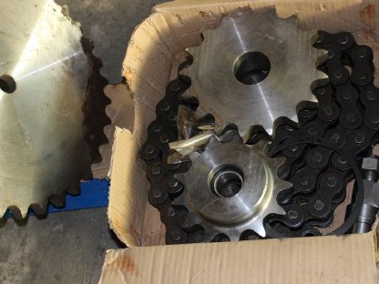 Kettenräder 1 1/2 x 1