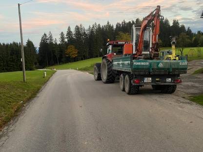 Bild 8:Baggerarbeiten Abtransport