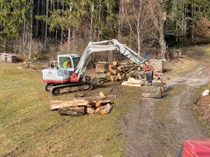 Bild 2:Baggerarbeiten Abtransport