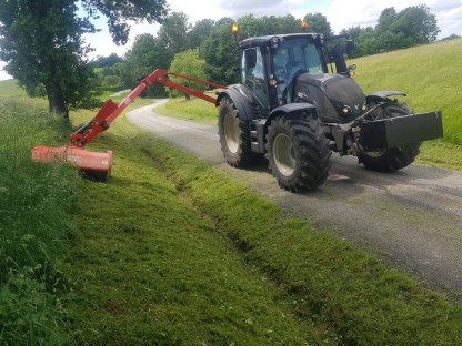 Bild 5:Böschungsmähen (mulchen)