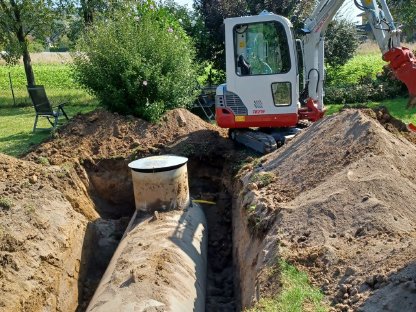 Bild 4:Baggerarbeiten, Erdbewegung, Gartengestaltung in NÖ