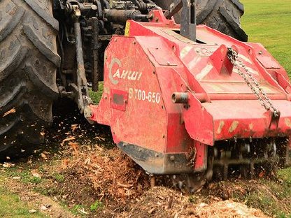 Bild 3:Forstmulchen Forstfräsen Stockfräsen Steinfräsen Aufforstung
