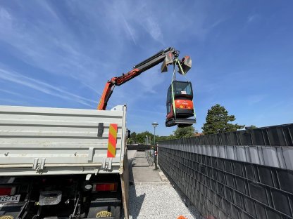 Bild 2:Baggerarbeiten in Korneuburg und Umgebung