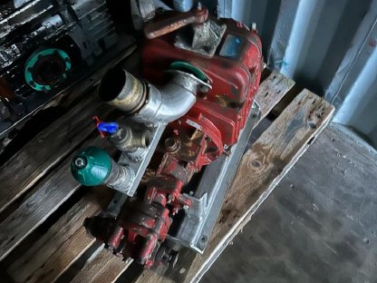 Vakuumpumpe, Kompressor mit aufgebauter Hydraulik - Gülle