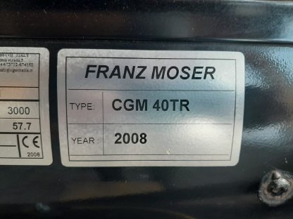 Zapfwellengenerator Franz Moser 40 KVA