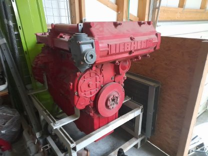 Bild 2:Liebherr Biogasmotor