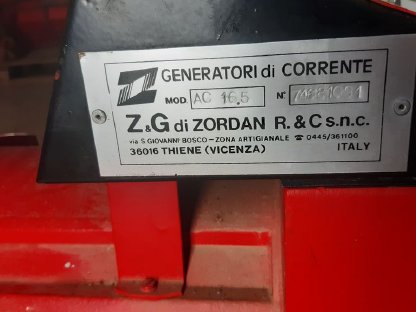 Bild 5:Notstromaggregat 16,5 KVA