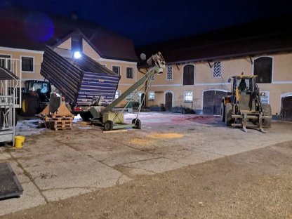 Bild 2:Überladeschnecke für Getreide: Maximal 100 t/Stunde