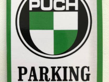 Puch Parking Only Blechschild 30 x 20 cm