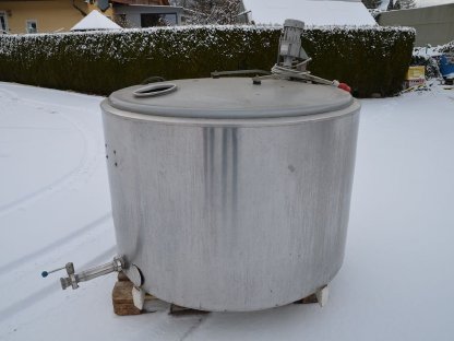 Milchtank 1.000 Liter ohne Kühlaggregat