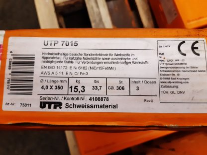 Schweißelektroden Böhler UTP 7015