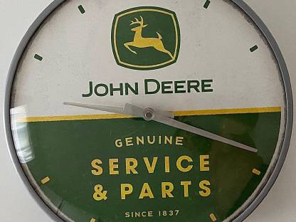 John Deere Service Wanduhr 31 cm