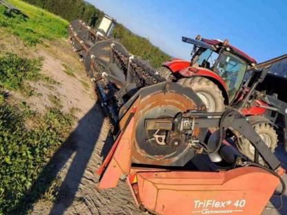 Teileträger Geringhoff Triflex 40, 12,3 m Draper Schneidwerk