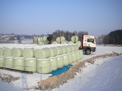 Bild 3:Maisballen, Dürrfutter usw.