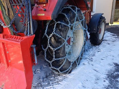 Bild 3:Neue Schneekette, Netzkette 420/85-34, 480/70-34, 16,9 R34