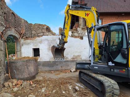 Bild 9:Baggerarbeiten