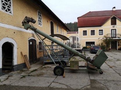 Überladeschnecke für Getreide: Maximal 100 t/Stunde