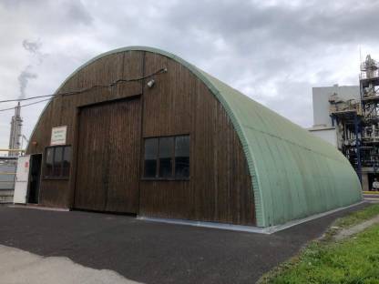 Verkaufe landwirtschaftliche Blechhalle