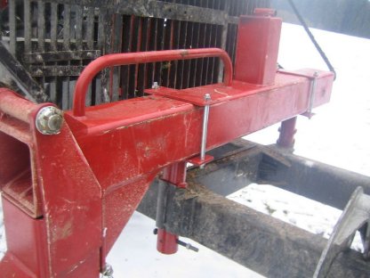 Bild 3:Langholzspalter für Rückewagen