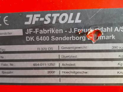 Bild 3:Stoll R 370 DS Schwader