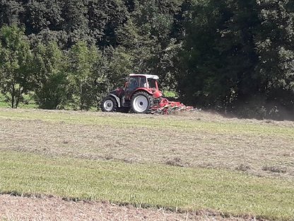 Heu in Rundballen