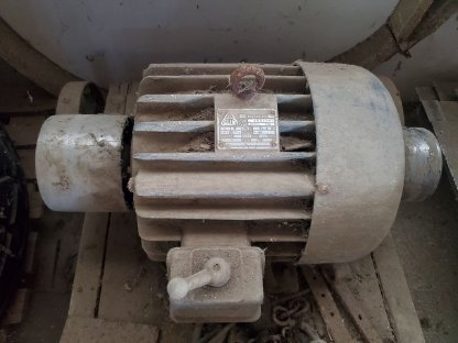 Motor von Heugebläse